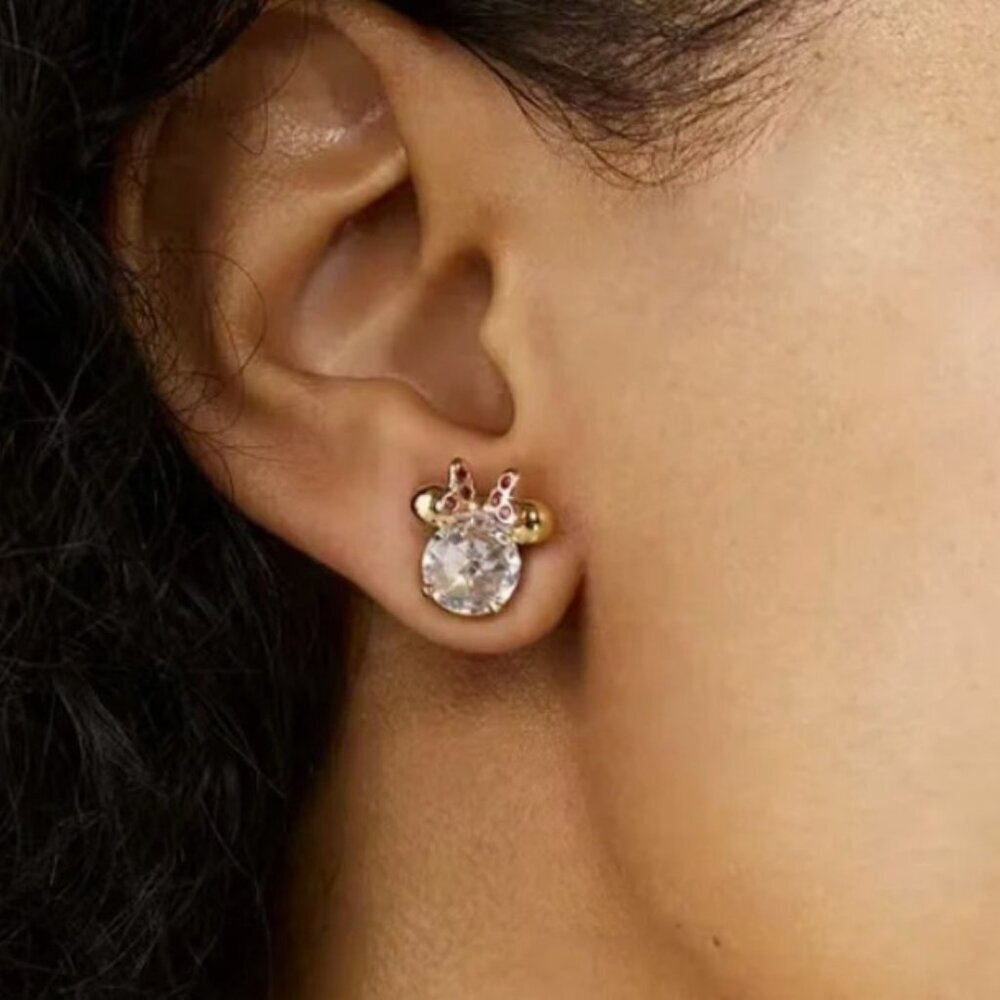 Kate Spade X Disney NWT Minnie Mouse Studs Earrings K9266 - Picture 2 of 5
